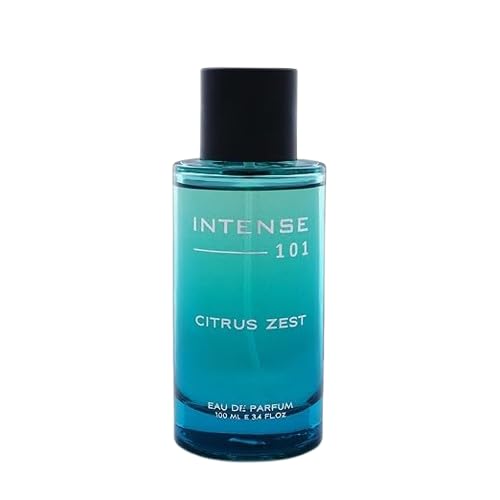 Intense 101 Citrus Zest EDP Unisex | New Long Lasting & Sillage Perfume for GYM & OFFICE wear | 100ml Newly Launched in India | Inaugral Offer